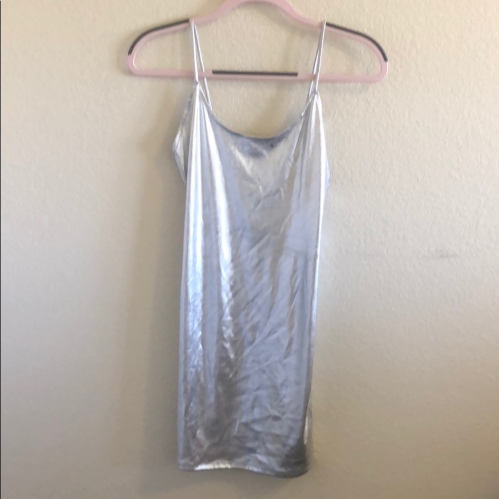 BRAND NEW silver forever 21 dress
